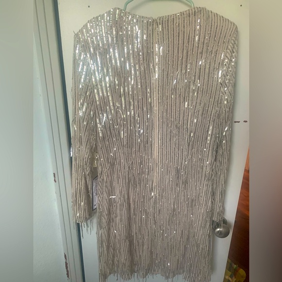 Eliza J sequin cocktail dress sz 14 - Picture 6 of 8